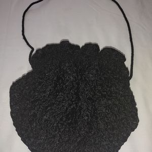 GRACE CHUANG  of NY BLACK Cross Body EVENING BAG Black 9 x 9 Excellent condition